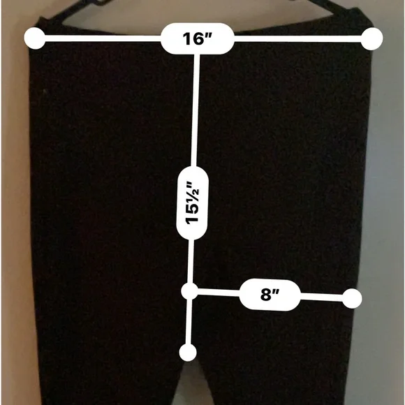 No Boundaries Woman’s Black Fit & Flare High Stretch Elastic Waistband Pants XL - Picture 14 of 15